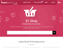 Tablet Screenshot of inventicons.com